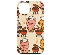 BBQ Party Animals Kawaii Grill Parade Summer Fun Carcasa para iPhone 13