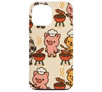 BBQ Party Animals Kawaii Grill Parade Summer Fun Carcasa para iPhone 13 Pro MAX