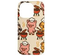 BBQ Party Animals Kawaii Grill Parade Summer Fun Carcasa para iPhone 14 Pro