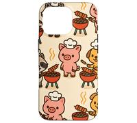 BBQ Party Animals Kawaii Grill Parade Summer Fun Carcasa para iPhone 16 Pro