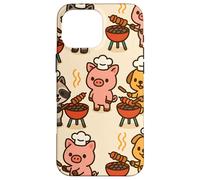 BBQ Party Animals Kawaii Grill Parade Summer Fun Carcasa para iPhone 16 Pro MAX