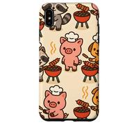 BBQ Party Animals Kawaii Grill Parade Summer Fun Carcasa para iPhone XS MAX