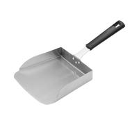 Bbq Spatula Metal Flipper Tool, Heat-Resistant Grill Accessory With Anti-Scald Handle And Wide Bladess, Multi-Surfaces, Made Of Stainless Steel, PP Material, 15,16 x 7,48 in
