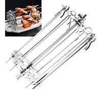 BBQ Steel Metal Roaster Rotisserie Skewers Needle Cage Oven Kebab Maker Grill Universal Needle Cage Oven, Meat Skewer Machine