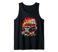 BBQ Team Trashpanda Dumpster Fire Raccoon Grill Crew Camiseta sin Mangas