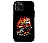 BBQ Team Trashpanda Dumpster Fire Raccoon Grill Crew Carcasa para iPhone 11 Pro