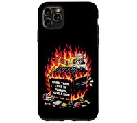 BBQ Team Trashpanda Dumpster Fire Raccoon Grill Crew Carcasa para iPhone 11 Pro MAX