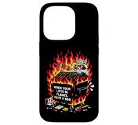 BBQ Team Trashpanda Dumpster Fire Raccoon Grill Crew Carcasa para iPhone 14 Pro