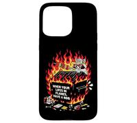 BBQ Team Trashpanda Dumpster Fire Raccoon Grill Crew Carcasa para iPhone 15 Pro MAX