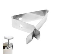 BBQ Temp Probe Clip - 304 Stainless Steel 4.5x3.5cm | Grill Temp Probe Clip Holder, Meat Thermometer Sensor Clips, Reusable BBQ Temperature Gauge Mount, Cooking Probee Clamp | BB Q Cooking Use
