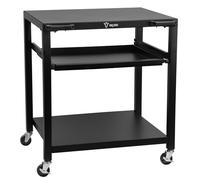 BBQ-Toro Carro de barbacoa de 80 x 65,5 x 86,5 cm, color negro, mesa de barbacoa con gran superficie de trabajo, mesa auxiliar para barbacoa, carrito para exteriores, mesa de barbacoa para exteriores
