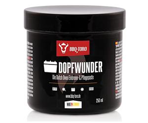 BBQ-TORO DOPFWUNDER Pasta de Limpieza y Curado para Hierro Fundido I 250 ml I Protección y Mantenimiento del Horno Holandés, Accesorios de Barbacoa, Sartenes, Ollas, Parrillas, Dutch Oven