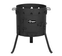 BBQ-Toro Kazan Estufa Ø 35 cm | Olla de Hierro Fundido para Estofados | Estufa de Camping Utschag | Cocina de Campo, Cocina Exterior, Horno de Gulash | Horno de Fuego, Caldera, Chimenea