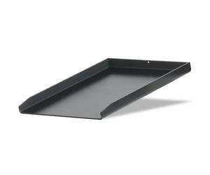 BBQ-Toro Parrilla de cerámica de acero de 30 x 40 cm | Parrilla con revestimiento de cerámica | Rectangular, universal y maciza, chapa de cerámica para carbón vegetal y gas, accesorio para barbacoa