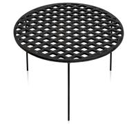 BBQ-Toro Parrilla de hierro fundido de 54 cm de diámetro con 3 patas, redonda, posavasos holandés, accesorios para barbacoa, trípode, rejilla de hierro fundido, soporte para ollas, rejilla, rejilla