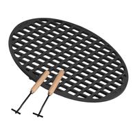 BBQ-Toro Parrilla de hierro fundido para parrilla esférica de 57 cm de diámetro, 54 cm de diámetro, ya quemada, preseasoned | Accesorios para barbacoa de carbón vegetal y mucho más | Parrilla