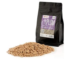 BBQ-Toro Pellets para Barbacoa de 100% Madera de Ciruelo | 1 kg | Pellets de Ciruelo para Barbacoa, Ahumador, Horno de Pizza de Pellets y Sistemas de Calefacción | Pellets de Madera