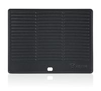 BBQ-TORO Plancha Rectangular de Hierro Fundido | 40 x 31 cm | Esmaltada | Doble Cara | para Barbacoa, Parrilla de Gas y de Carbón