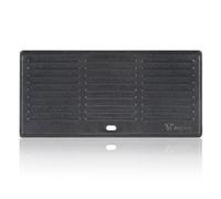 BBQ-Toro Plancha Rectangular de Hierro Fundido | 42,5 x 20,5 cm | Placa Reversible, Uso por Ambos Lados| Universal y Maciza | Plancha para Barbacoa de Carbón y Gas, Accesorio para Barbacoa, Sartén