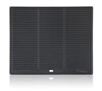 BBQ-Toro Plancha Rectangular de Hierro Fundido | 48 x 39,5 cm | Placa Reversible, Uso por Ambos Lados| Universal y Maciza | Plancha para Barbacoa de Carbón y Gas, Accesorio para Barbacoa, Sartén