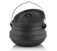 BBQ-TORO Potjie l Elección de Diferentes tamaños l Cacerola de Hierro Fundido l Horno holandés sudafricano
