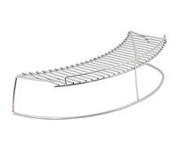 BBQ-Toro Rejilla de Acero Cromado Redonda | 14 x 45 x 10 cm | Parrilla para Barbacoa de Ø 57 cm | Rejilla Media Luna Inox | Rejilla Ranurada Media Luna | Parrilla Universal | Rejilla Barbacoa