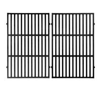 BBQ-Toro Rejilla de Hierro Fundido 30 x 44,5 cm | 2 Piezas | Parrilla de Hierro Fundido, Rejilla de Repuesto, Juego de Rejillas | Accesorios para Barbacoa de Gas, de Carbón y más