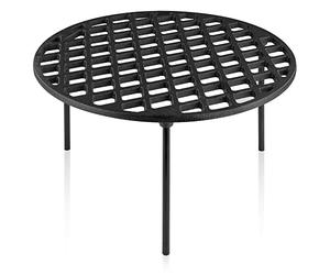 BBQ-Toro Rejilla Grill Redonda de Hierro Fundido con 3 Patas | Ø 35 cm | Parrilla de Hierro Fundido | Soporte, Trébede para Horno Holandés | Parrilla para Asado Barbacoa Fuego Brasas Leña Carbón