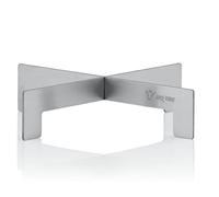 BBQ-Toro Trébede de Acero Inoxidable para Horno Holandés | 25 x 25 x 5,6 cm | Soporte para Dutch Oven | Base para Ollas, Cazuelas | Accesorios para Olla Holandesa