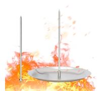BBQ Vertical Skewer - Detachable Stainless Steel Al Pastor For Grill Stand Tacos Pastor, Shawarma, Kebabs Makes Effortless Meat Piercing