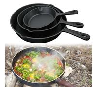 BBQPot - Sartén de hierro fundido perfecta para guisar, hornear y freír. Disfruta cocinando en casa (16 cm)