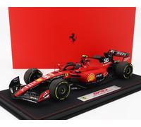 BBR 1/18 FERRARI F1 SF23 SAINZ SPA GP 2023 ESCAPARATE MODELO ESTÁTICO DIECAST