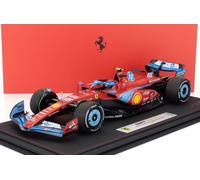 BBR 1/18 FERRARI F1 SF24 SAINZ MIAMI GP 2024 ESCAPARATE MODELO ESTÁTICO DIECAST