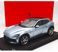 BBR 1/18 FERRARI PURASANGUE SUV 2022 CON ESCAPARATE MODELO ESTÁTICO DIECAST