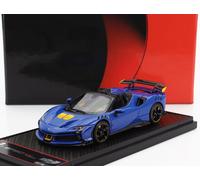 BBR 1/43 FERRARI SF90 XX STRADALE SPIDER 2024 AZUL MODELO ESTÁTICO DIECAST