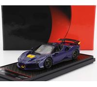 BBR 1/43 FERRARI SF90 XX STRADALE SPIDER 2024 AZUL MODELO ESTÁTICO DIECAST