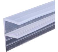 BBTISG Tira De Sellado Para Puerta De Ducha, Forma de F 2 Metros De Largo Goma Suave Tira De Sellado Junta Con Ajuste Perfecto Para Espacio de 6-10 mm (Para Grosor De Cristal De 10 mm)