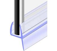 BBTISG Tira De Sellado Para Puerta De Ducha, Forma de H 2 Metros De Largo Goma Suave Tira De Sellado Junta Con Ajuste Perfecto Para Espacio de 6-10 mm (Para Grosor De Cristal De 6 mm)