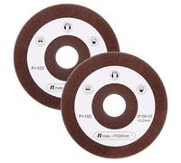 BBTO 2 discos de afilar recambio compatibles con Einhell - diámetro 108 mm, montaje 23 mm, grano P100. Discos para afilador de cadena, compatible con Einhell