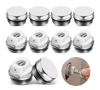 BBTO 5 Tapones Ciegos para Radiadores y 5 Válvulas de Ventilación de Calentador Tapón Sellado de Latón Válvula Calefactora Manual 1/2 Pulgadas Enchufe Calefactor Autosellante Accesorio Distribuidor