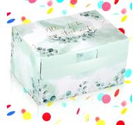 BBTO Caja Sorpresa para Bodas que Incluye Regalos en Efectivo Alles Liebe zur Hochzeit Confeti Rafia Regalos de Boda para Novios Embalaje de Regalo en Efectivo