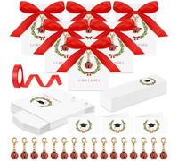 BBTO Set de 50 Piezas Regalo de Graduación 50 Llaveros de Mariquita 50 Cajas de Recuerdos 50 Tarjetas de Recuerdo para Fiesta de Graduación Regalos para Invitados y Bolsas de Recuerdos