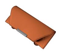 BBTUA Soporte para Gafas Coche para Toyota Verso 2013-2018, Soporte para Gafas de Sol y Tarjetas Accesorio para Visera de Coche,Orange