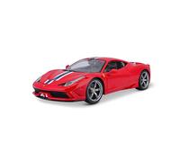 Burago Maqueta Coche Ferrari 458 Speciale, Escala 1:18, Modelo de colección con carrocería detallada, Interior realista y acabados premium, Ideal para exhibición (78075)