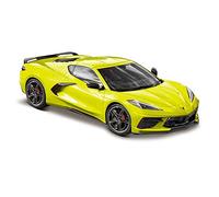 Bburago- 1/24 Chevrolet Corvette-Jaune 1/24 corbeta-Rojo, Color Amarillo (Goliath 31527-00000045)