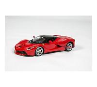 Bburago- 1/24 Ferrari Race & Play LaFerrari Coche en miniatura de colección, Color rojo, 1:24 (18-26001)