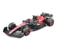 Bburago 1:43 F1 Alfa Romeo Team Stake C43 2023 Valtteri Bottas #77 con casco