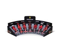 Bburago 1:43 F1 Ferrari Deluxe Set de Regalo con Expositor Soporte
