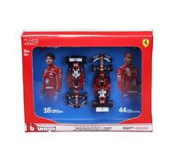 Bburago 1:43 F1 Ferrari SF-25 2025 Hamilton & Leclerc Team Two Pack