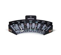 Bburago 1:43 F1 Mercedes AMG Deluxe Set de Regalo con Expositor Soporte